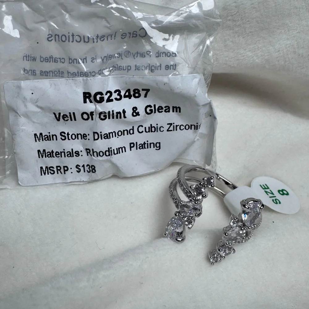 NEW Bomb Party OG ring Size 8 Veil of Glint & Gleam - Picture 2 of 2